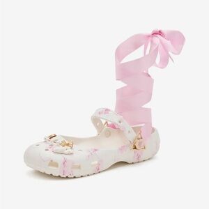 LoveShackFancy x Crocs Classic Ballet Flat